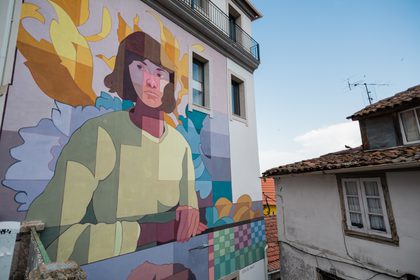 Straßenkunst in Covilhã