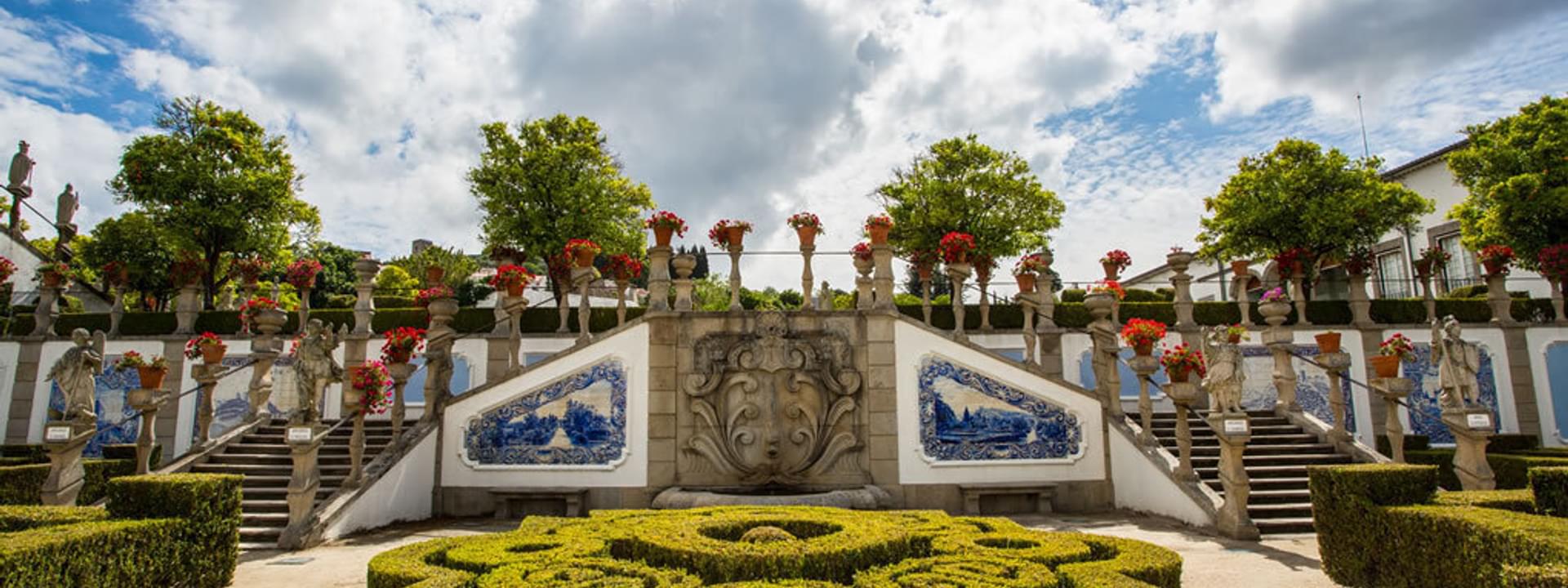 Der Garten des Bischofspalastes in Castelo Branco
